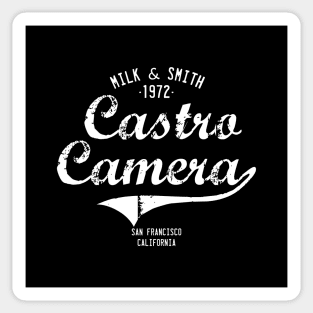 Team Rainbow LGBT Castro Camera. Milk & Smith Sticker